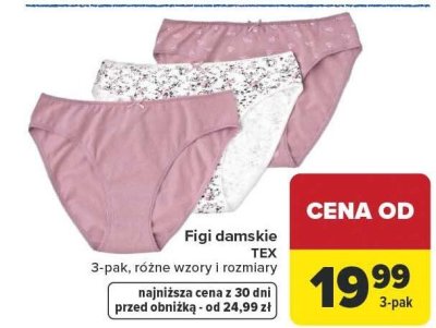 Figi damskie promocja w Carrefour