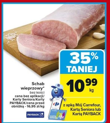 Schab wieprzowy bez kości promocja w Carrefour Market