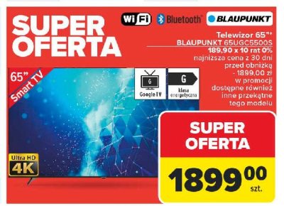 Telewizor 65" 65ugc5500s Blaupunkt promocja