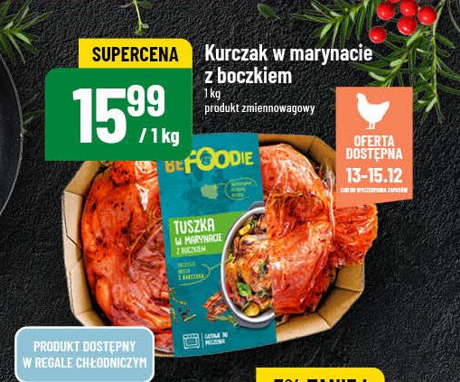 Tuszka z kurczaka w marynacie z boczkiem Be foodie promocja