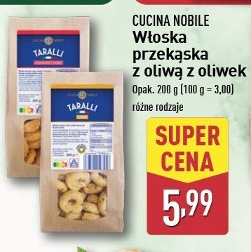 Taralli Cucina nobile promocja w Aldi