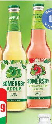 Napój piwny Somersby różne rodzaje promocja w Dino