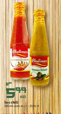 Sos chili z czosnkiem Cholimex promocja