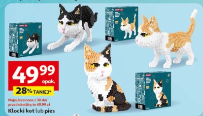 Klocki kot lub pies promocja w Auchan