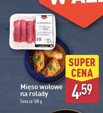 Mięso wołowe na rolady promocja