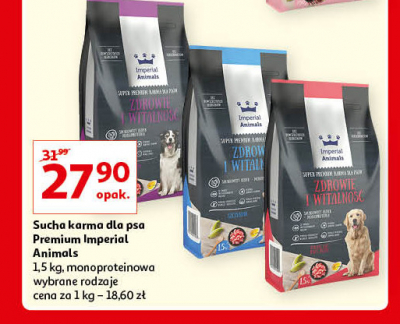 Karma dla psa midi/mini Imperial animals promocja w Biedronka