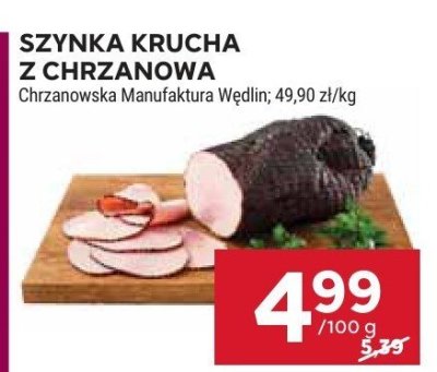 Szynka krucha z chrzanowa  promocja w Stokrotka