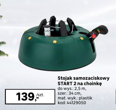 Stojak samozaciskowy START 2 na choinkę promocja w Leroy Merlin