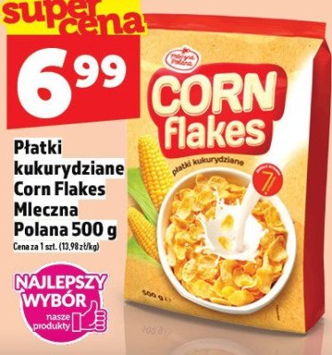 Płatki kukurydziane Corn Flakes Mleczna Polana 500 g promocja w TOPAZ