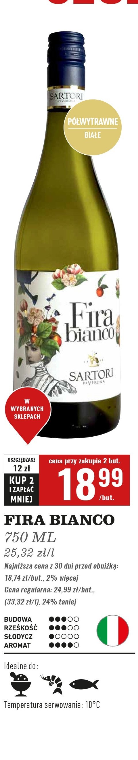 Wino Fira bianco promocja