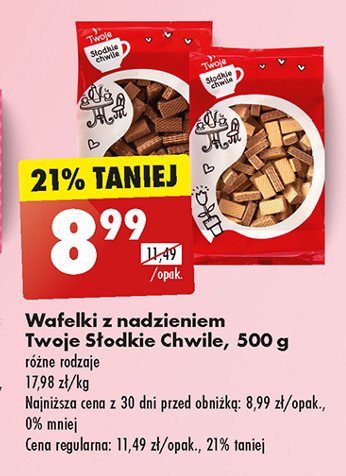 Wafle wanilia Twoje słodkie chwile promocja