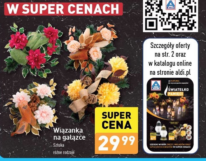 Wiązanka na gałązce promocja w Aldi