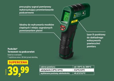 Termometr na podczerwień  promocja w Lidl