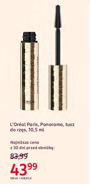 Tusz do rzęs volume L'oreal panorama promocja