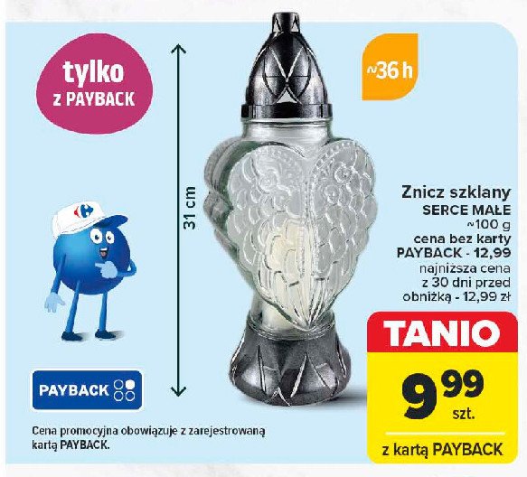 Znicz serce małe promocja