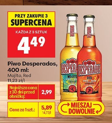 Piwo Desperados Red promocja w Biedronka