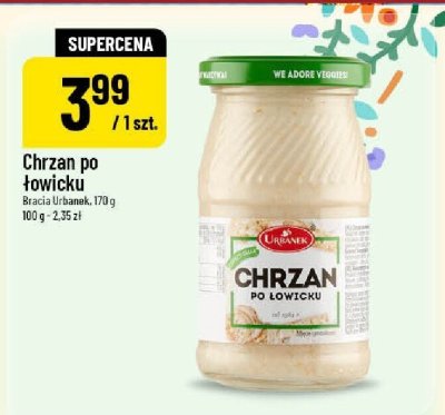 Chrzan po łowicku Bracia Urbaniak, 170 g promocja w POLOmarket