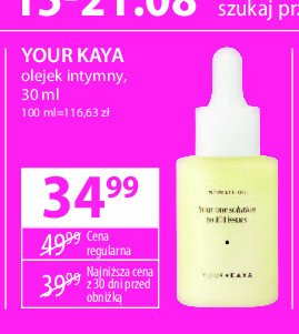 Olejek intymny Your kaya promocja