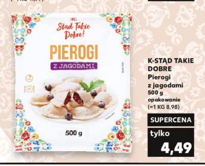 Pierogi z jagodami K-classic promocja