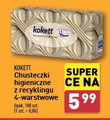 Chusteczki higieniczne Kokett promocja