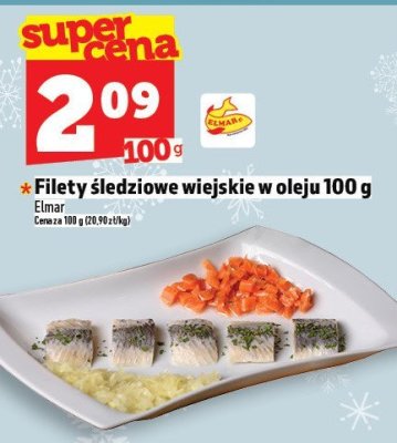 Filety śledziowe wiejskie w oleju 100 g promocja w TOPAZ