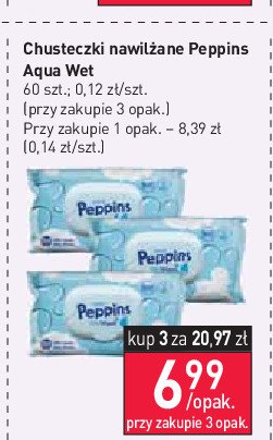 Chusteczki nawilżane Peppins promocja