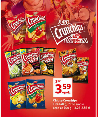 Chipsy o smaku sosu bbq Crunchips z 偶aru promocja