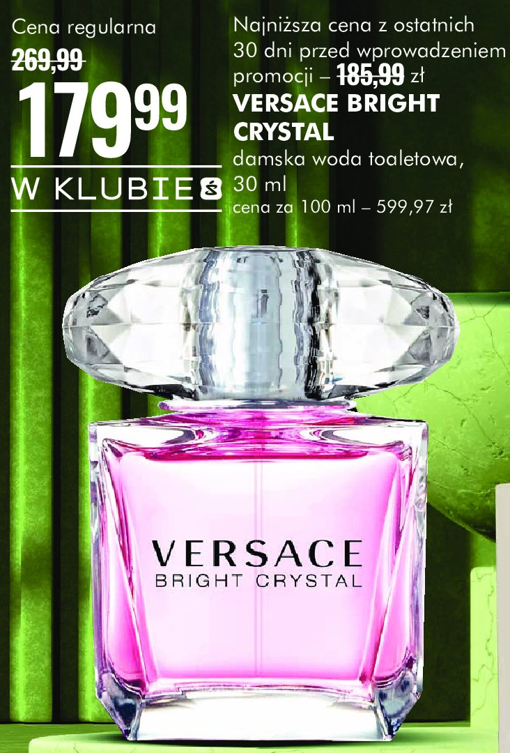 Woda toaletowa Versace bright crystal promocja