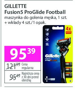 Maszynka do golenia flexball + 4 wk艂ady football Gillette fusion 5 proglide promocja
