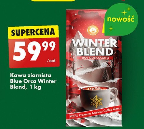 Kawa Blue orca coffee winter blend promocja