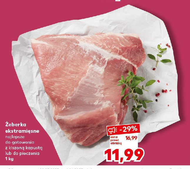 Żeberka ekstramięsne promocja