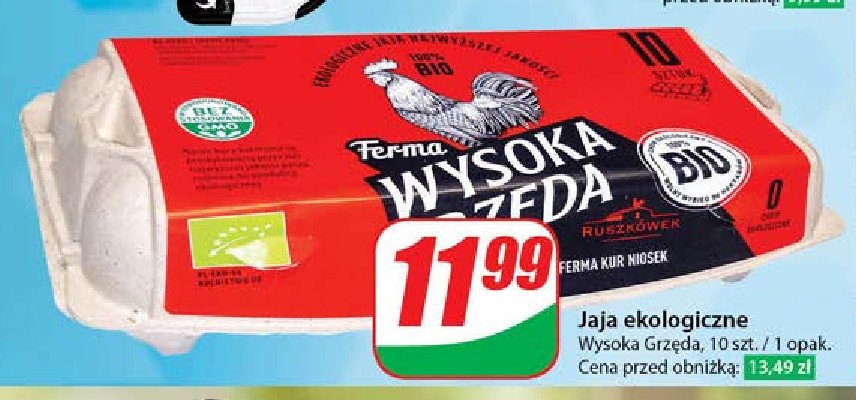 Jaja bio Ferma wysoka grz臋da promocja