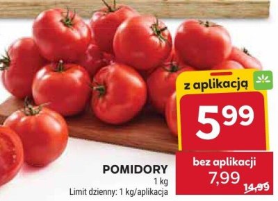 Pomidory daktylowe Carrefour targ świeżości promocja w Stokrotka