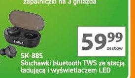 Słuchawki sk-885 czarne Vakoss promocja