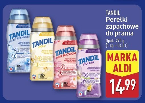 Perełki zapachowe gold Tandil promocja w Aldi