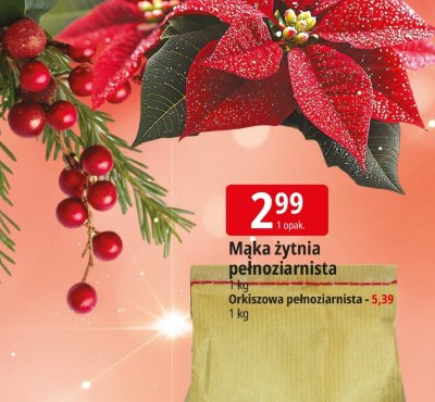 Mąka żytnia pełnoziarnista promocja w Leclerc