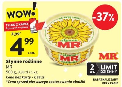 Słynne roślinne MR promocja w Intermarche