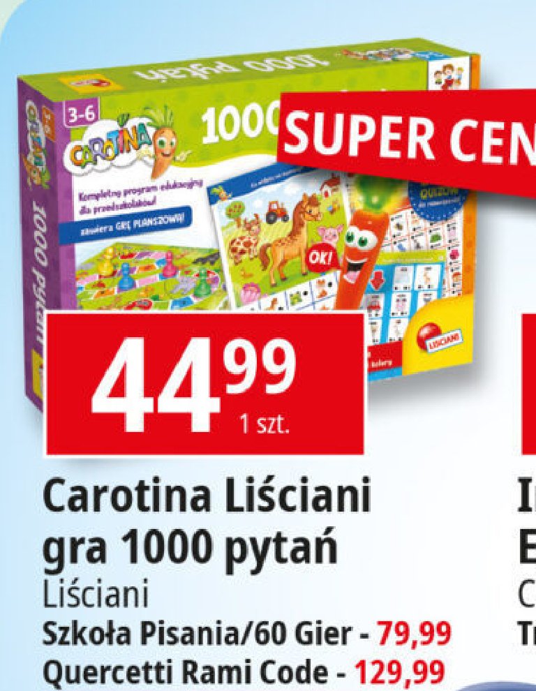 Kolekcja gier 60w1 Lisciani promocja