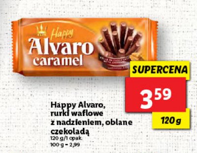 Wafle alvaro caramel Flis happy promocja