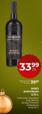 Wino Emporium Primitivo di Manduria 0,75L promocja w Duży Ben