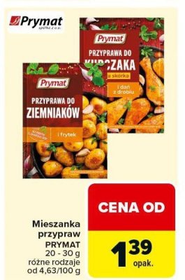 Mieszanka przypraw Prymat różne rodzaje 20-30g promocja w Carrefour Market