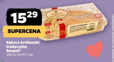 Sękacz królewski tradycyjny promocja w Netto