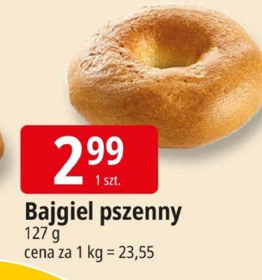 Bajgiel pszenny promocja w Leclerc