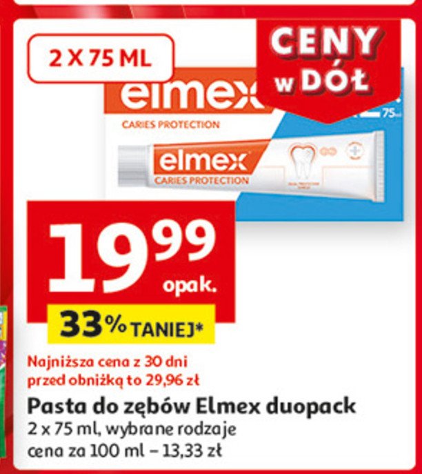 Pasta do zębów ELMEX CARES PROTECTION promocja w Auchan