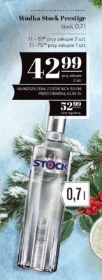 Wódka Stock Prestige Stock 0,7l promocja w POLOmarket
