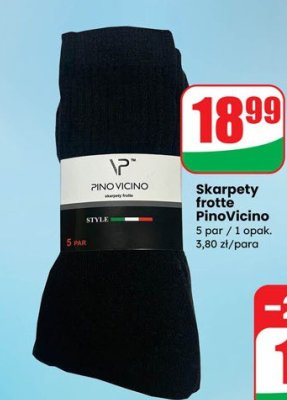 Skarpety frotte PinoVicino promocja w Dino