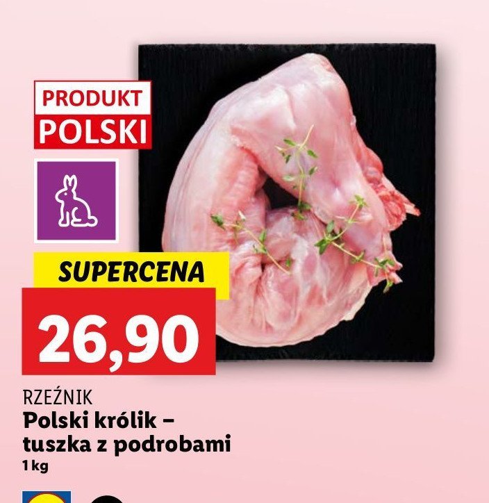 Królik z podrobami Rzeźnik codzienna dostawa promocja