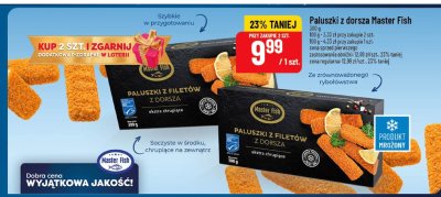 Paluszki z dorsza Master Fish promocja w POLOmarket