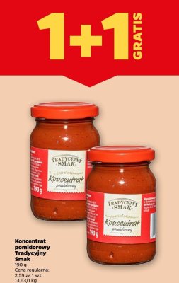 Koncentrat pomidorowy Tradycyjny Smak promocja w Netto