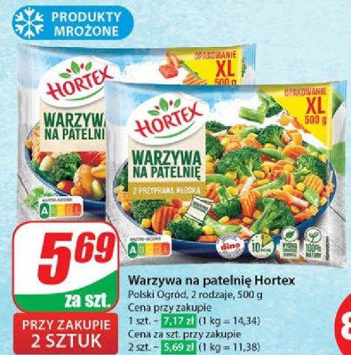 Warzywa na patelnie z przypraw膮 w艂osk膮 Hortex promocja